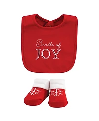 Hudson Baby Unisex Cotton Bib and Sock Collection