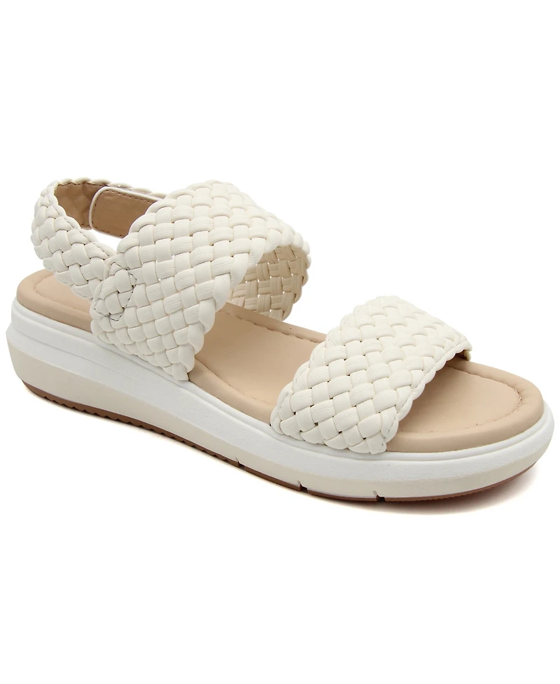 Jbu Women's Leila Wedge Sandal