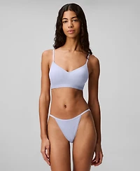 Calvin Klein Women's Form To Body Lightly Lined Bralette QF7618
