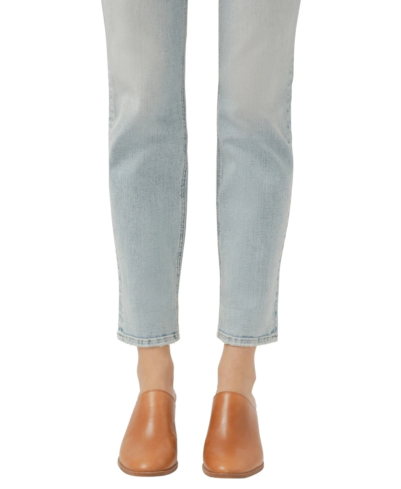 Silver Jeans Co. Women's Boyfriend Mid Rise Slim Leg