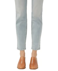 Silver Jeans Co. Women's Boyfriend Mid Rise Slim Leg