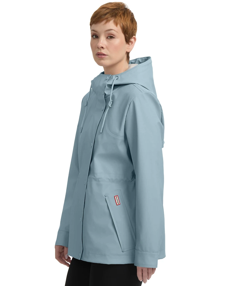 Hunter Women's Rubberized Water-Repellent Short Rain Jacket