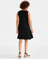 Style & Co Women's Sleeveless Flip-Flop Dress, Created for Macy's