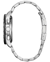 Citizen Men's Sport Luxury Pcat Silver-Tone Stainless Steel Bracelet Watch 43mm