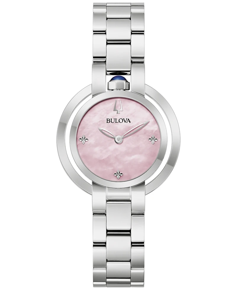 Bulova Women's Rubaiyat Stainless Steel Bracelet Watch 31mm