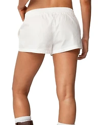 Edikted Womens Embroidered Boxer Shorts