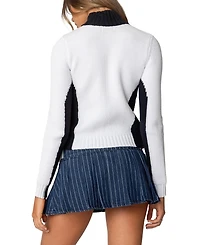 Edikted Womens London High Neck Cardigan