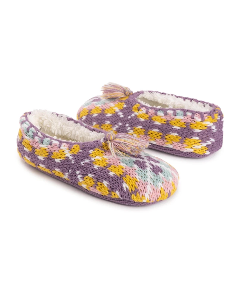 Muk Luks Women's Knit Ballerina Slipper