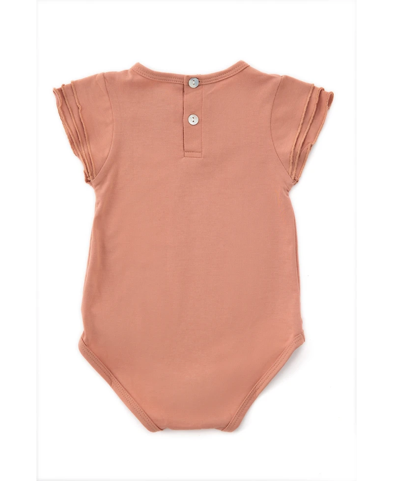 Earth Baby Outfitters Baby Girls 2-Piece Bodysuit and Bloomer Set