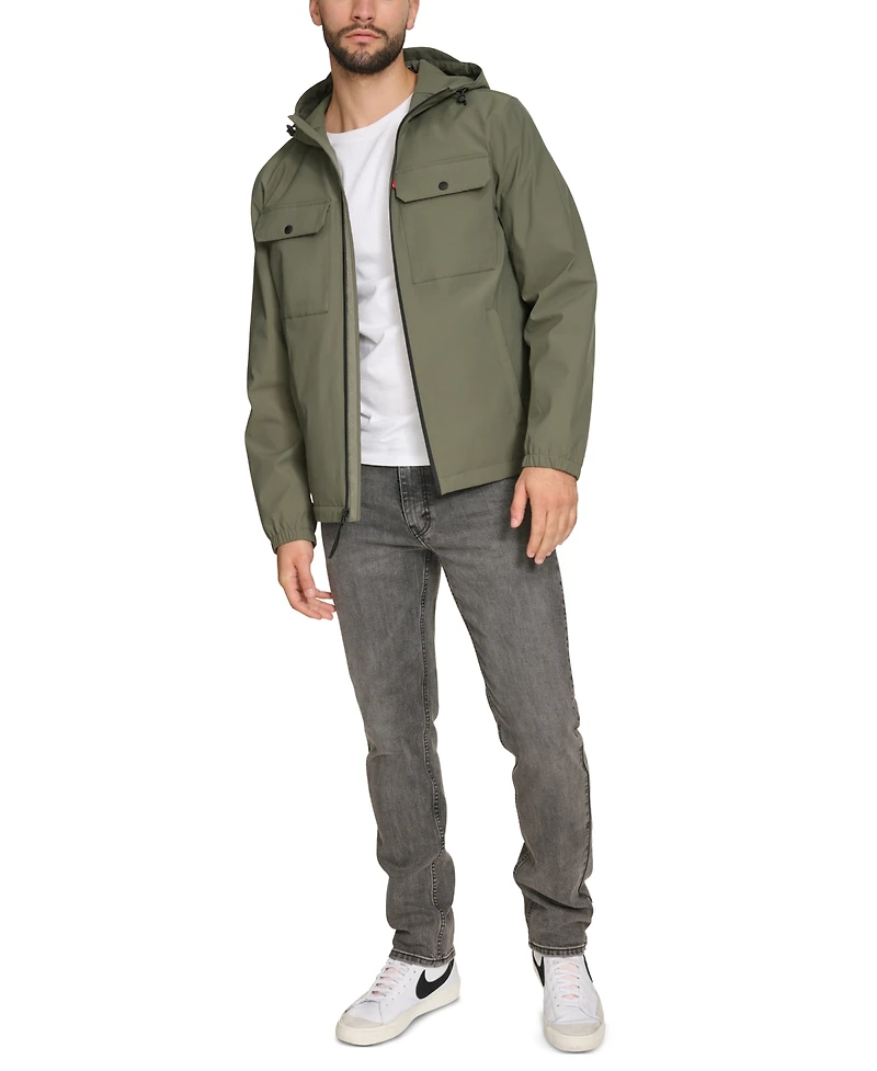 Levi's Men's Hooded Rain Jacket
