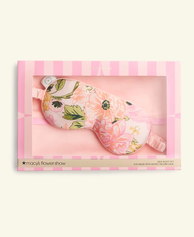 Macy's Flower Show Pillowcase and Eye Mask Sleep Set, Exclusively at