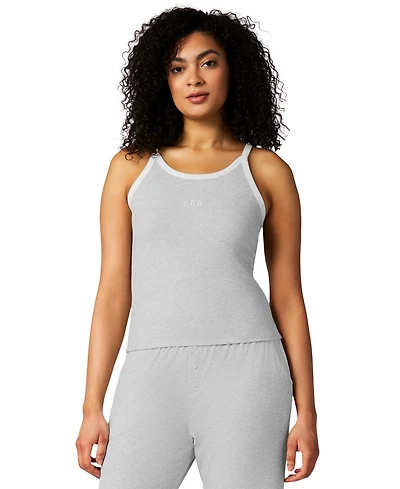 Gap Women's Striped Halter-Neck Sleeveless Pajama Top