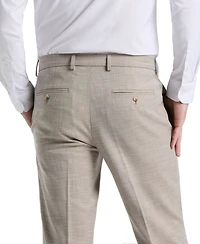 Perry Ellis Portfolio Men's Modern Fit Sharkskin Dress Pants