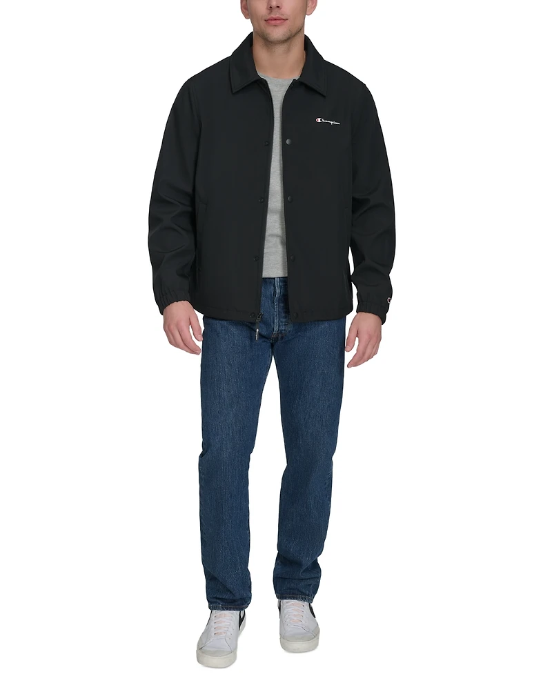 Champion Men's Logo Coach Jacket