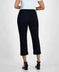 Style & Co Women's Mid-Rise Curvy Capri Jeans, Exclusively at Macy's