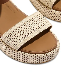 FitFlop Women's Platform Woven Wedge Sandals