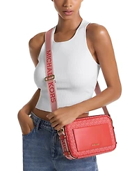 Michael Michael Kors Maeve Logo East West Nylon Crossbody