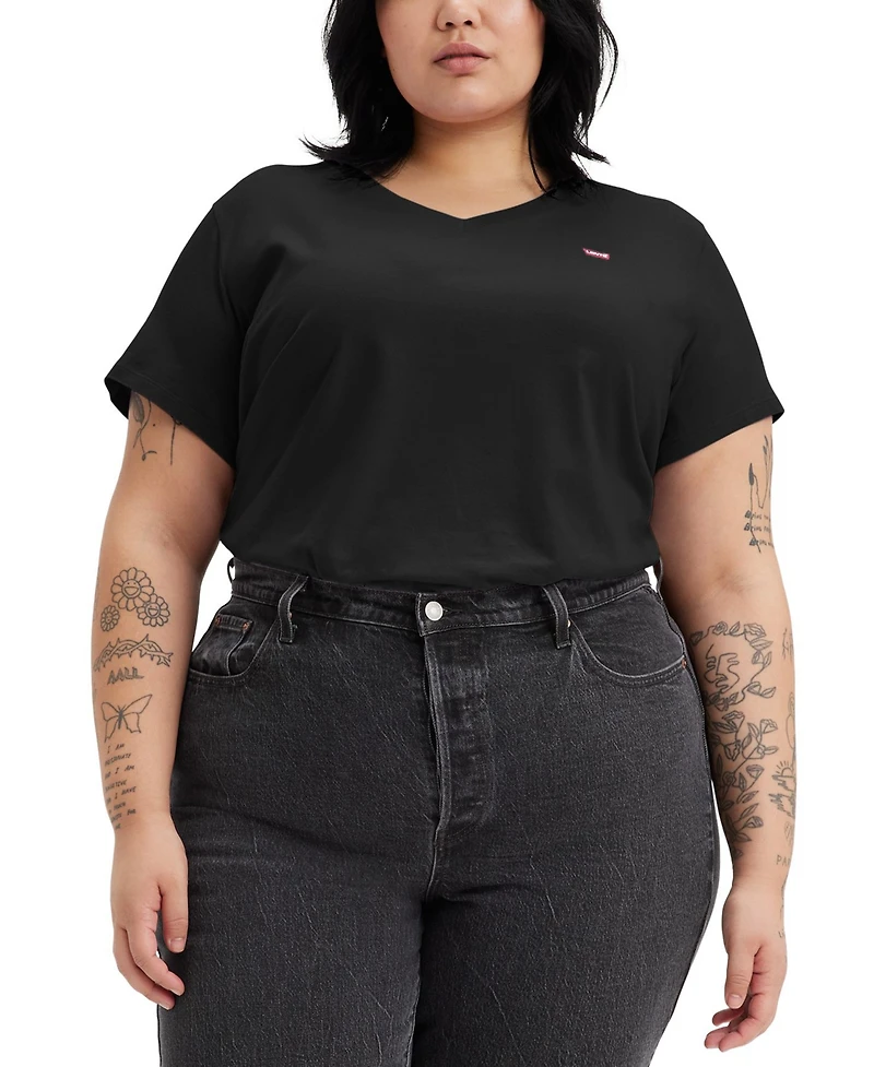 Levi's Plus Cotton Perfect V-Neck Tees