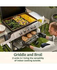 Cuisinart 3-Burner Outdoor Propane Griddler with Broiler