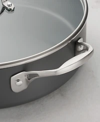 Tramontina OnyxPro 5.5-Quart Hard Anodized Nonstick Deep Saute Pan with Lid