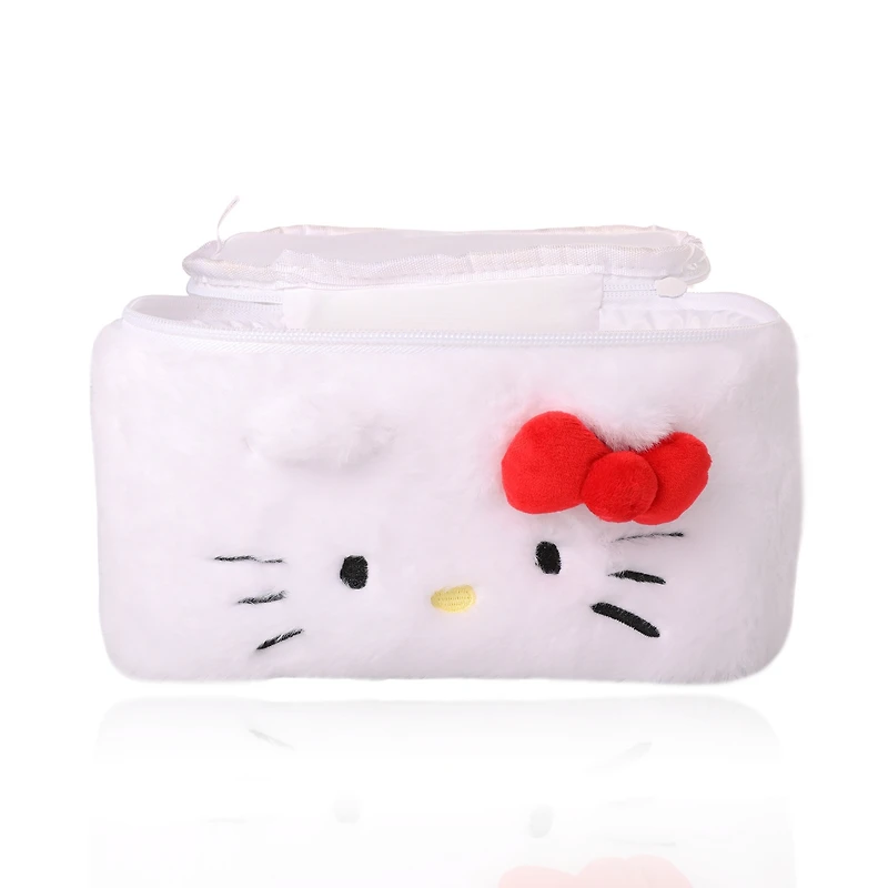 Hello Kitty Fluffy Cosmetic Travel Bag