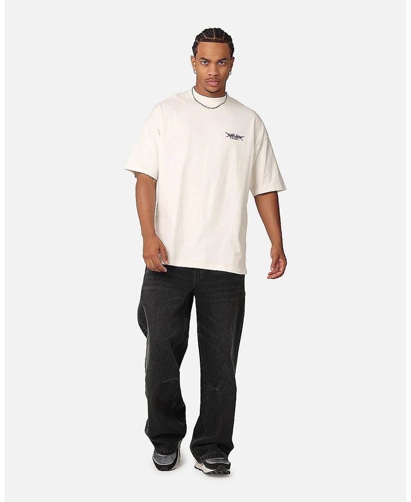 Metal Mock Neck T-Shirt