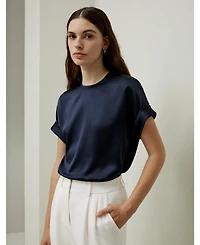 Lilysilk Women's Contemporary Oversized Silk Top