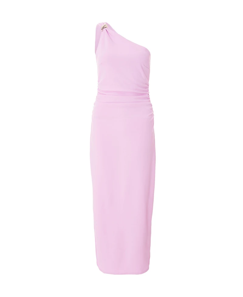 Quiz Women's Scuba Crepe One Shoulder Buckle Detail Maxi Dress