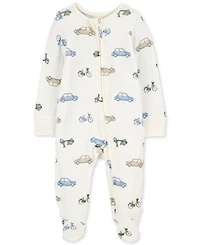 PurelySoft by Carter's Baby Zip-Up 1-Piece Sleep & Play Pajamas
