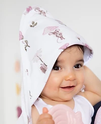 Living Textiles Baby Girls 5-Piece Mushroom House Collection Bath Gift Set