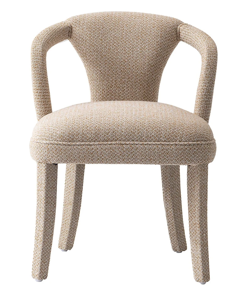 Manhattan Comfort Palmer 22.8" Modern Tweed Upholstered Dining Armchair