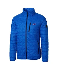 Cutter & Buck Men's Royal Buffalo Bills Rainier PrimaLoft Eco Insulated Full-Zip Puffer Jacket
