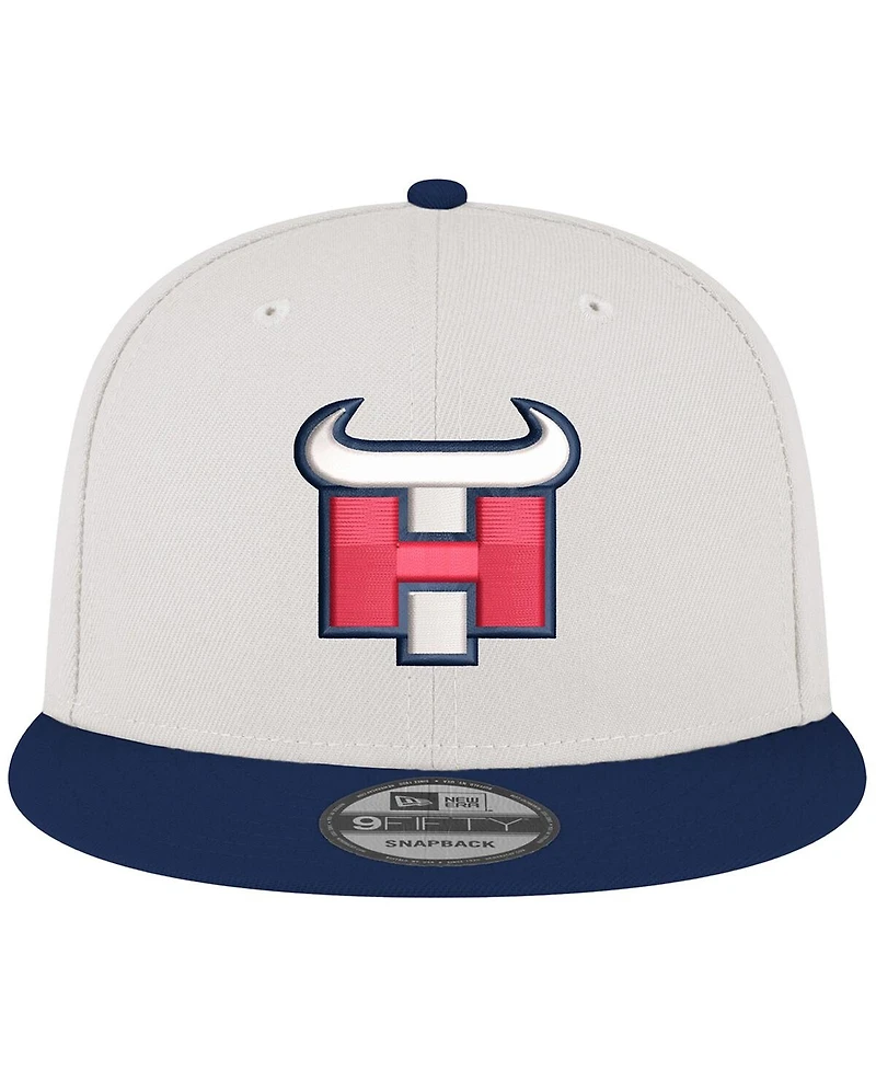 New Era Men's Cream/Navy Houston Texans City Originals 9FIFTY Snapback Hat
