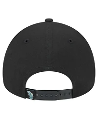 New Era Men's Black Oakland Athletics 9FORTY A-Frame Adjustable Hat