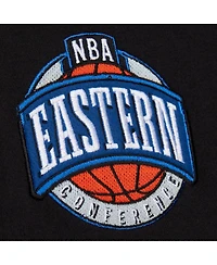 Mitchell & Ness Men's Black New York Knicks Hardwood Classics Blackout Collection Pullover Hoodie