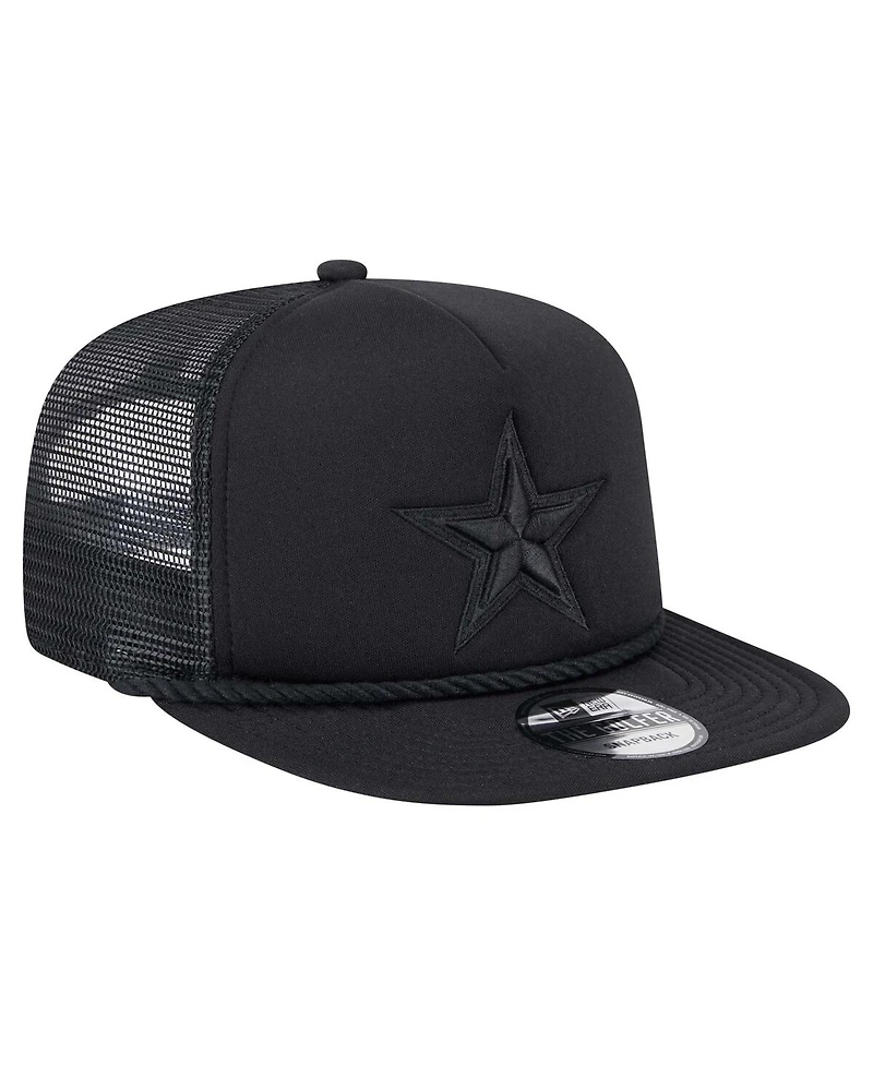 New Era Men's Black Dallas Cowboys Active Tone Golfer Snapback Hat