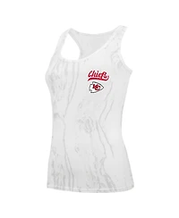 Concepts Sport Women's White Kansas City Chiefs Plus Size Quartz Tank Top Shorts Set