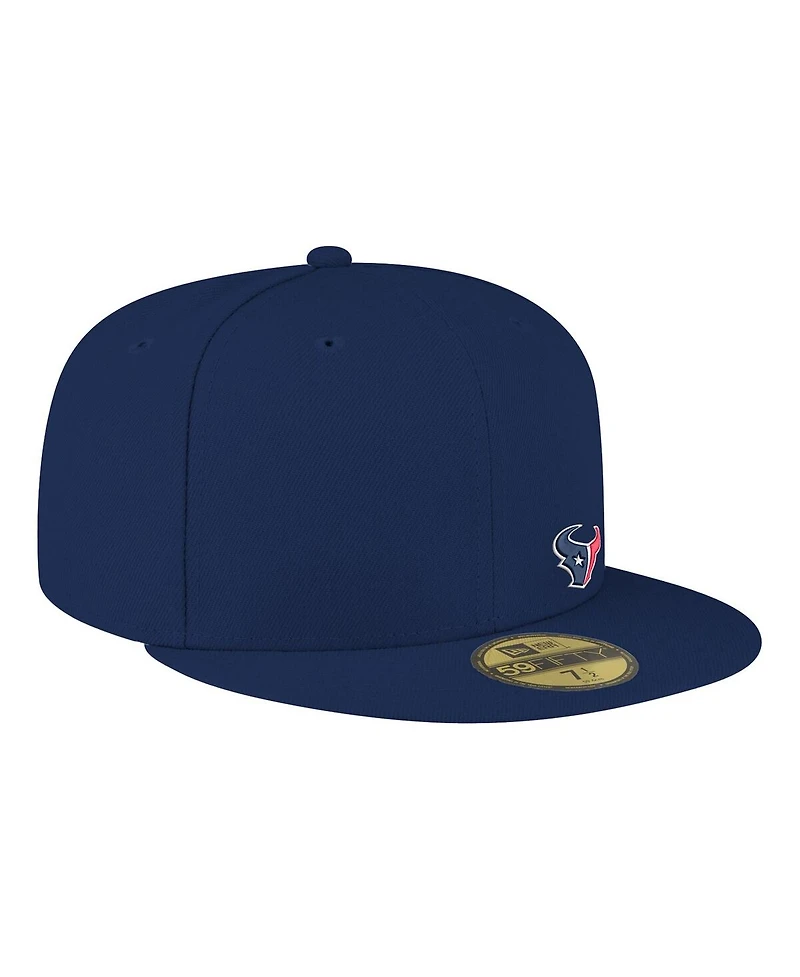 New Era Men's Navy Houston Texans Flawless 59FIFTY Fitted Hat