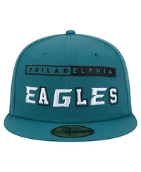 New Era Men's Midnight Green Philadelphia Eagles Ransom 59FIFTY Fitted Hat