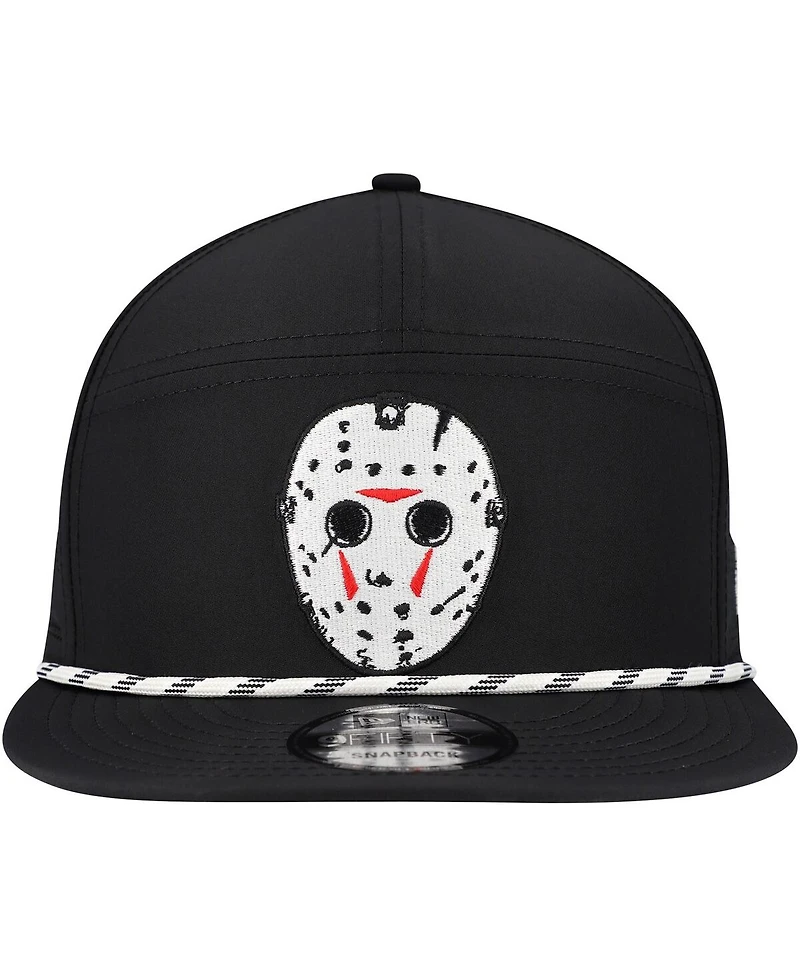New Era Men's Black Friday the 13th Rope Trucker 9FIFTY Snapback Hat