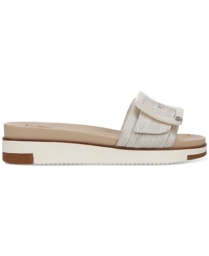 Sam Edelman Women's Ariane Platform Buckle Slide Sandals