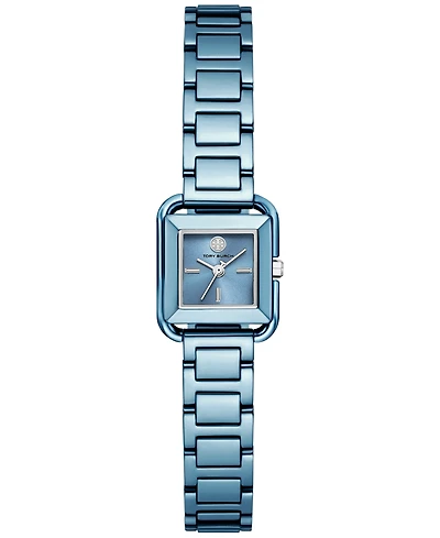 Tory Burch Women's The Kira Square Multicolor Stainless Steel Bracelet Watch 18mm