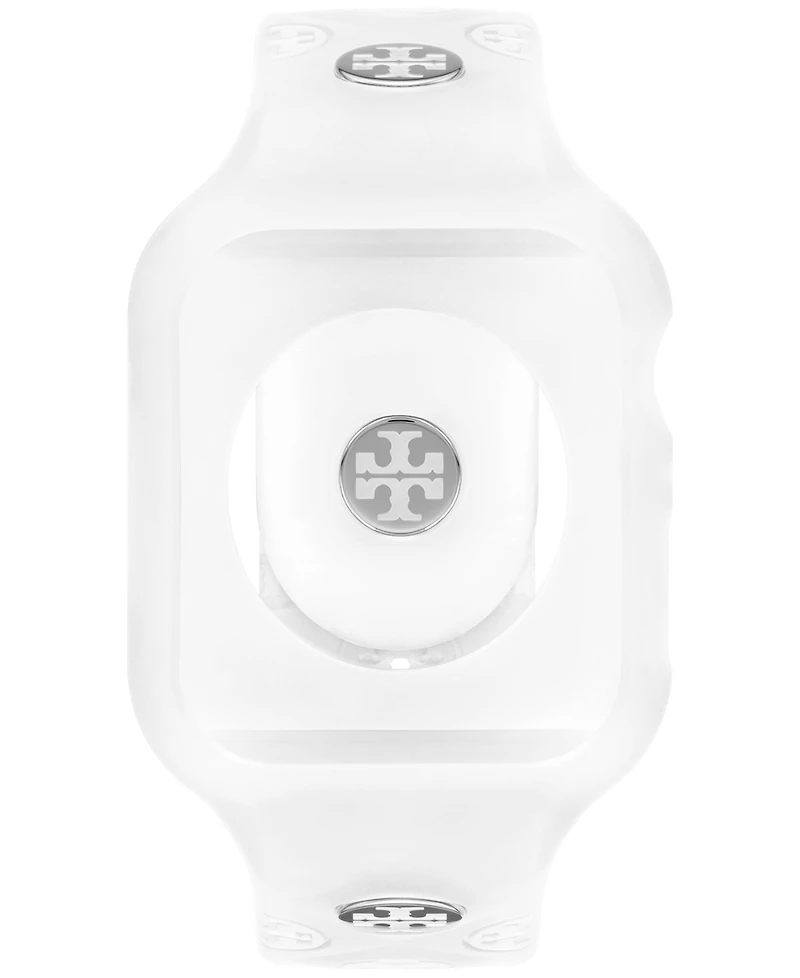 Tory Burch Women's The T Monogram Silicone Strap For Apple Watch 41mm
