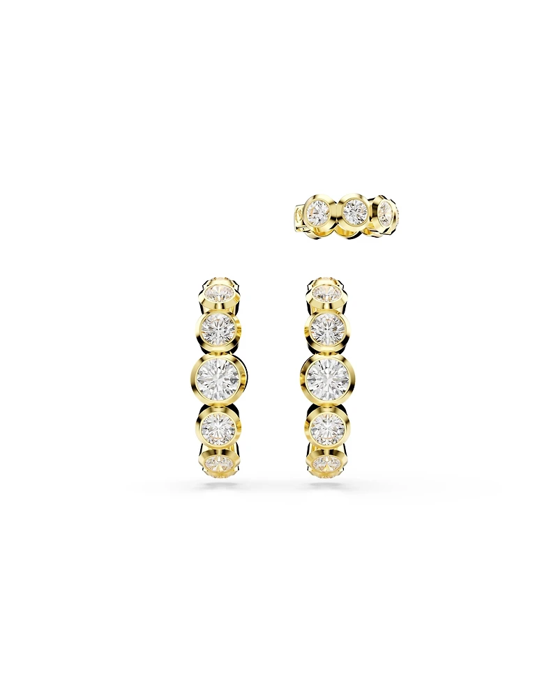 Swarovski Imber Gold-Tone Plated Round Cut Ear Cuff Sets