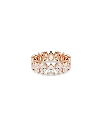 Swarovski Matrix Vittore Rose Gold-Tone Pear Cut Ring