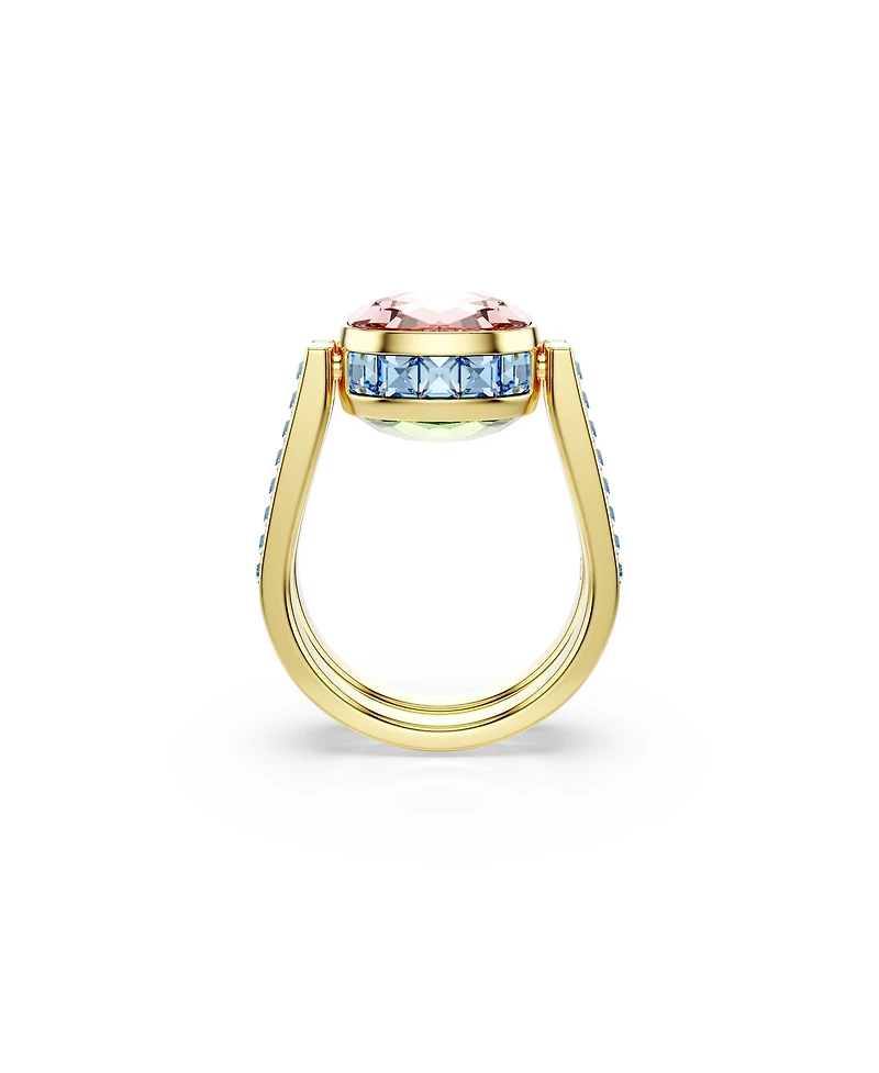 Swarovski Chroma Gold-Tone Plated Ring