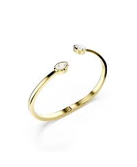 Swarovski Imber Mixed Cuts White Gold-Tone Plated Bangle Bracelet