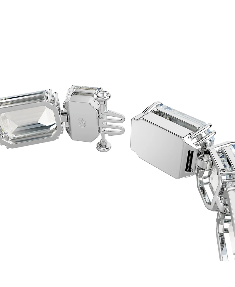 Swarovski Millenia Octagon Cut White Rhodium Plated Tennis Bracelet