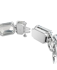 Swarovski Millenia Octagon Cut White Rhodium Plated Tennis Bracelet
