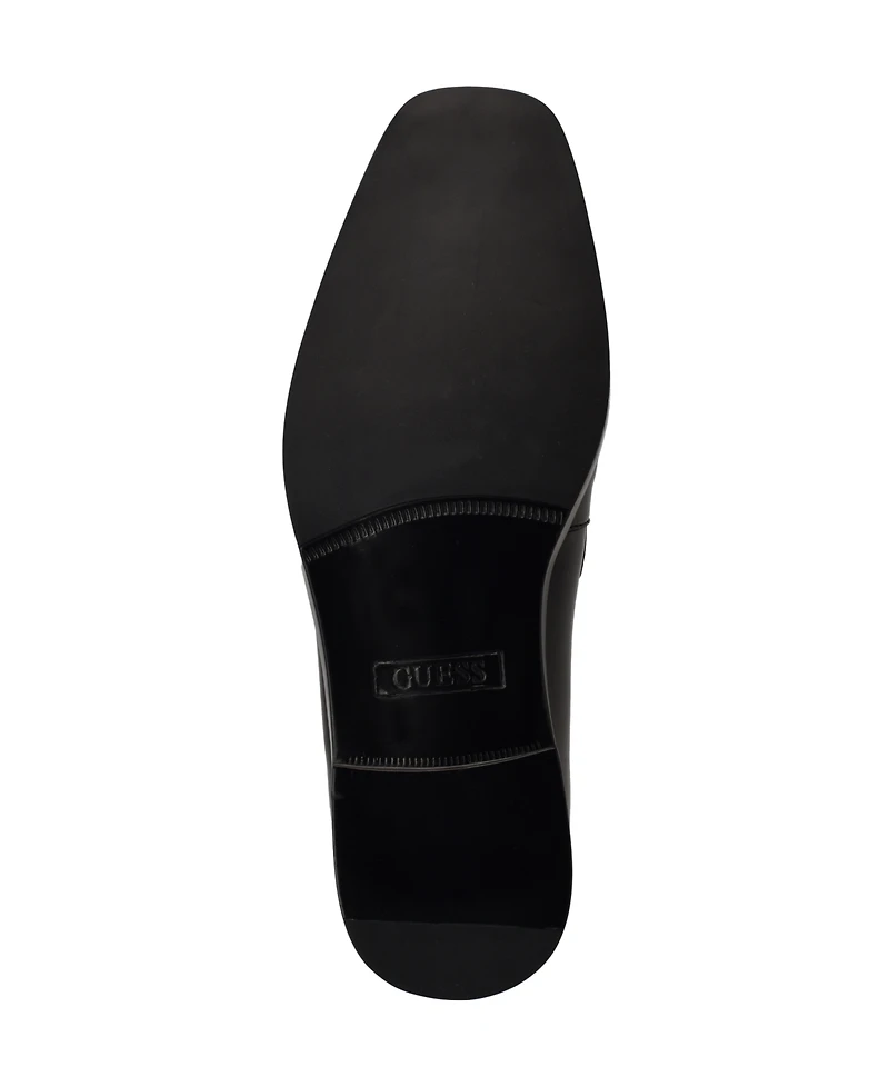 Guess Men's Hacon Woven Texture Square Toe Dress Loafers